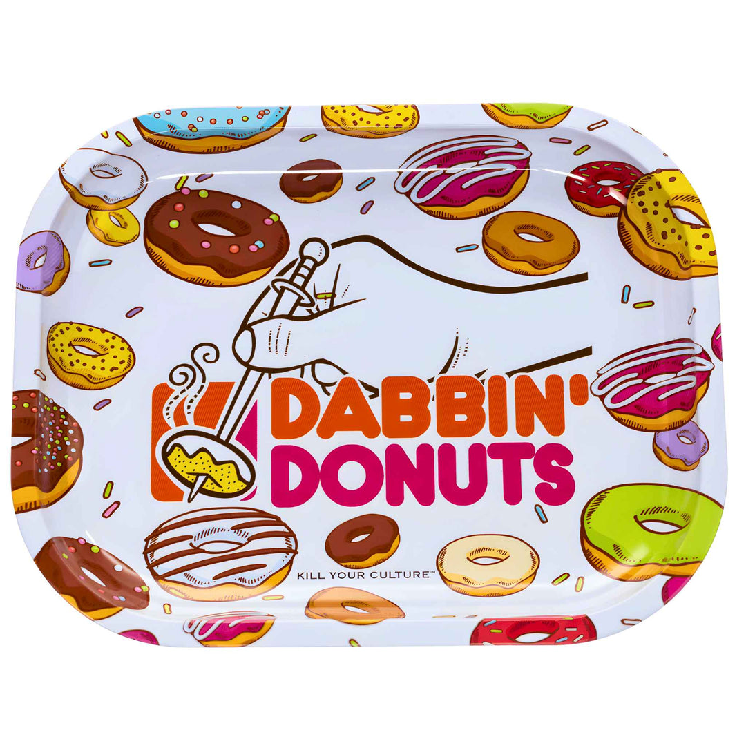 Kill Your Culture Dabbin' Donuts Rolling Tray - Up N Smoke