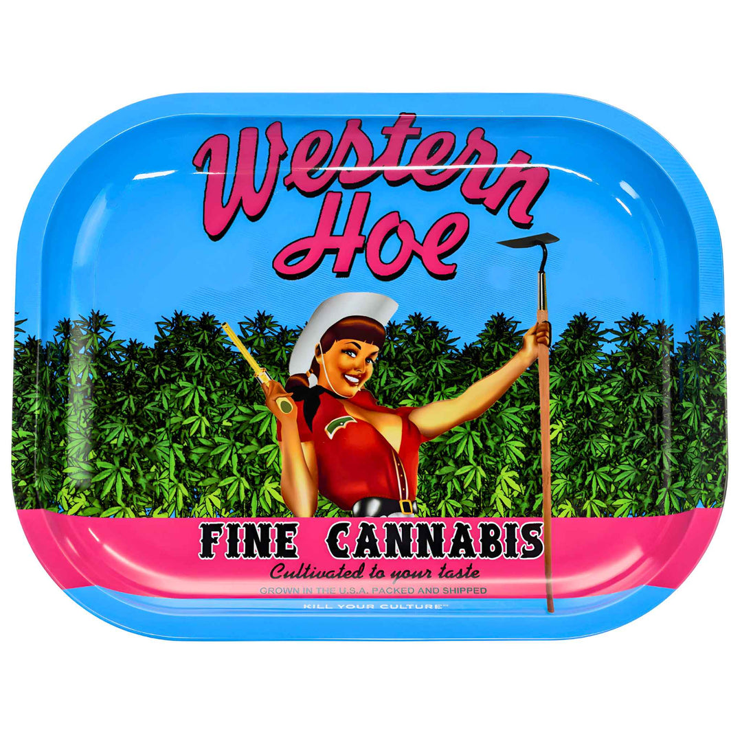 Kill Your Culture Western Hoe Rolling Tray - Up N Smoke