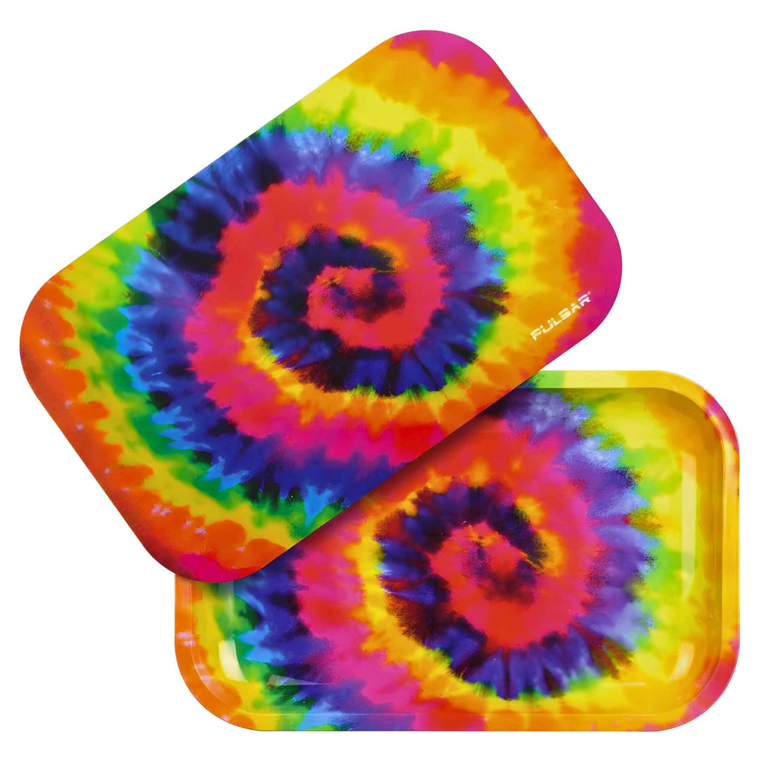 Pulsar Spiral Dye Rolling Tray With Magnetic Lid - Up N Smoke