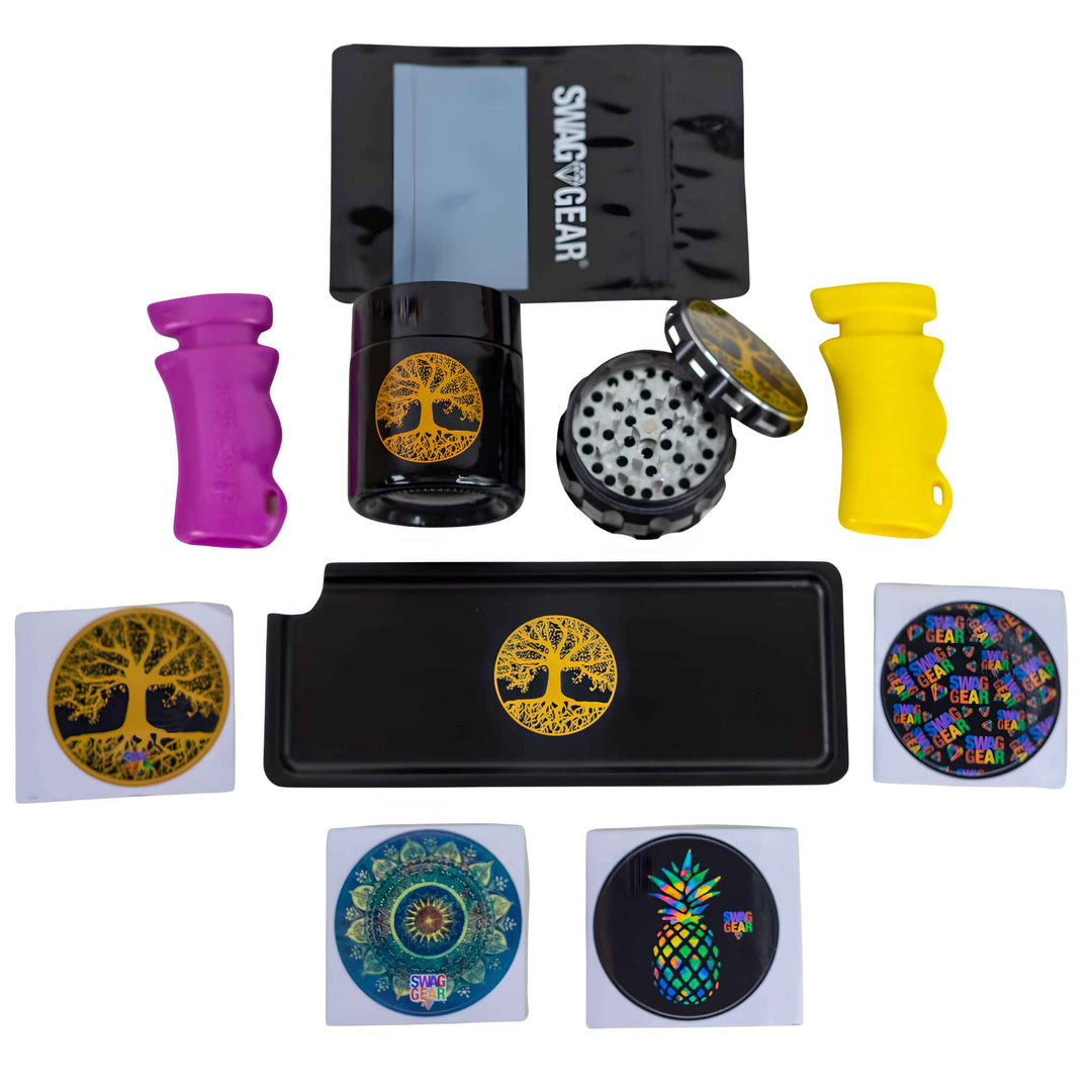 Tree of Life Swag Gear Stash Box Contents - Up N Smoke