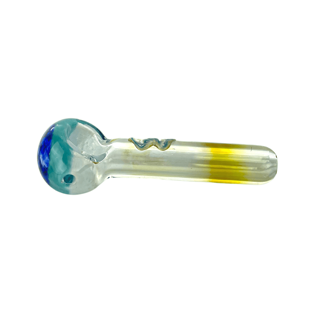 JF Silver Fumed & Frit Pipe - Up N Smoke
