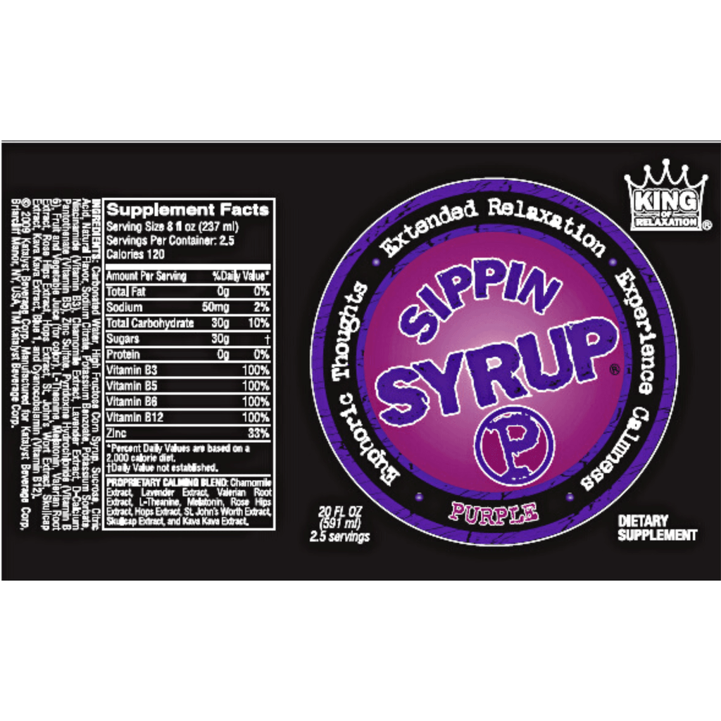 Sippin Syrup Relaxation Supplement - Bulk 12 Pack