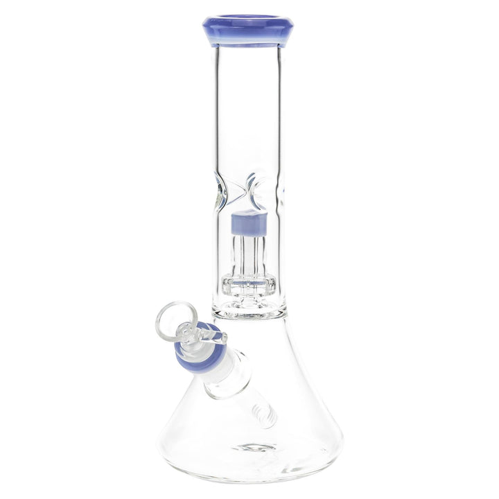 Beaker Water Pipe 10.5” on a white background - Up N Smoke