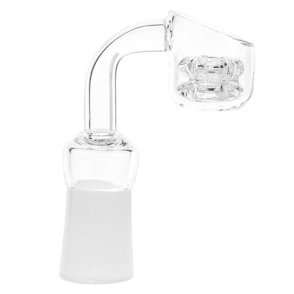 Piranha 14mm F Banger Diamond Knot Bucket on a white background - Up N Smoke