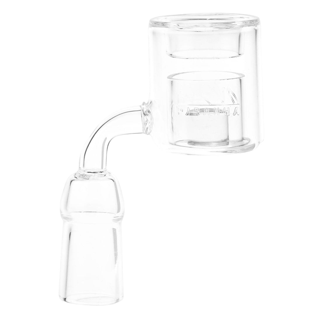 Piranha 14mm F Banger Dual Bucket on a white background - Up N Smoke
