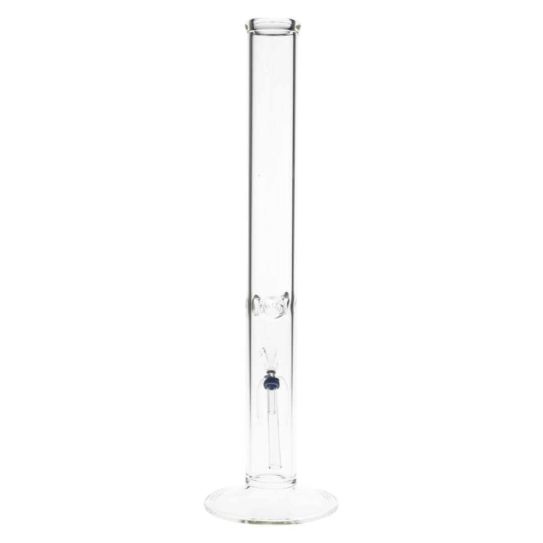 KV 50mmx18” Flare Slide Water Pipe on a white background back angle - Up N Smoke