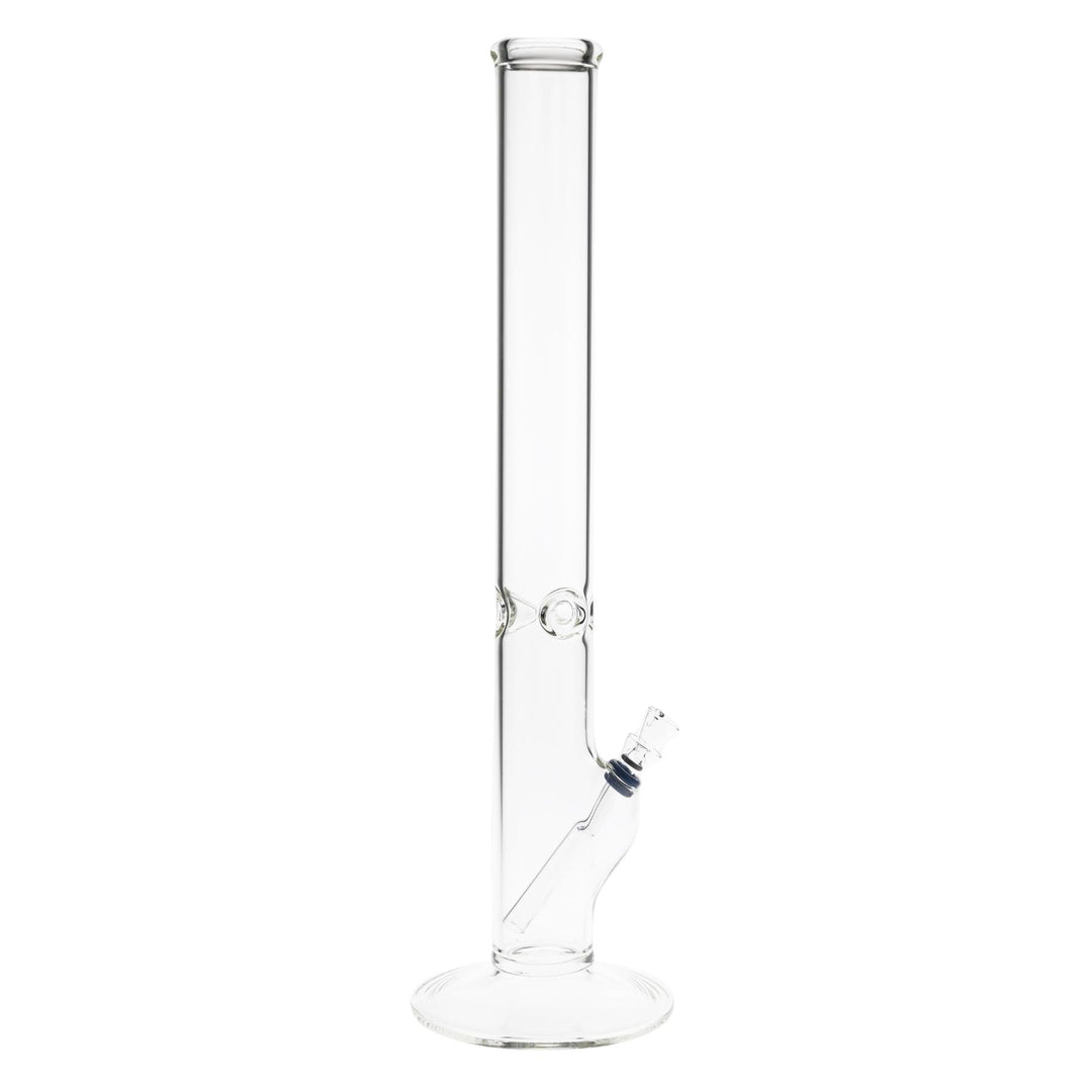KV 50mmx18” Flare Slide Water Pipe on a white background left angle - Up N Smoke