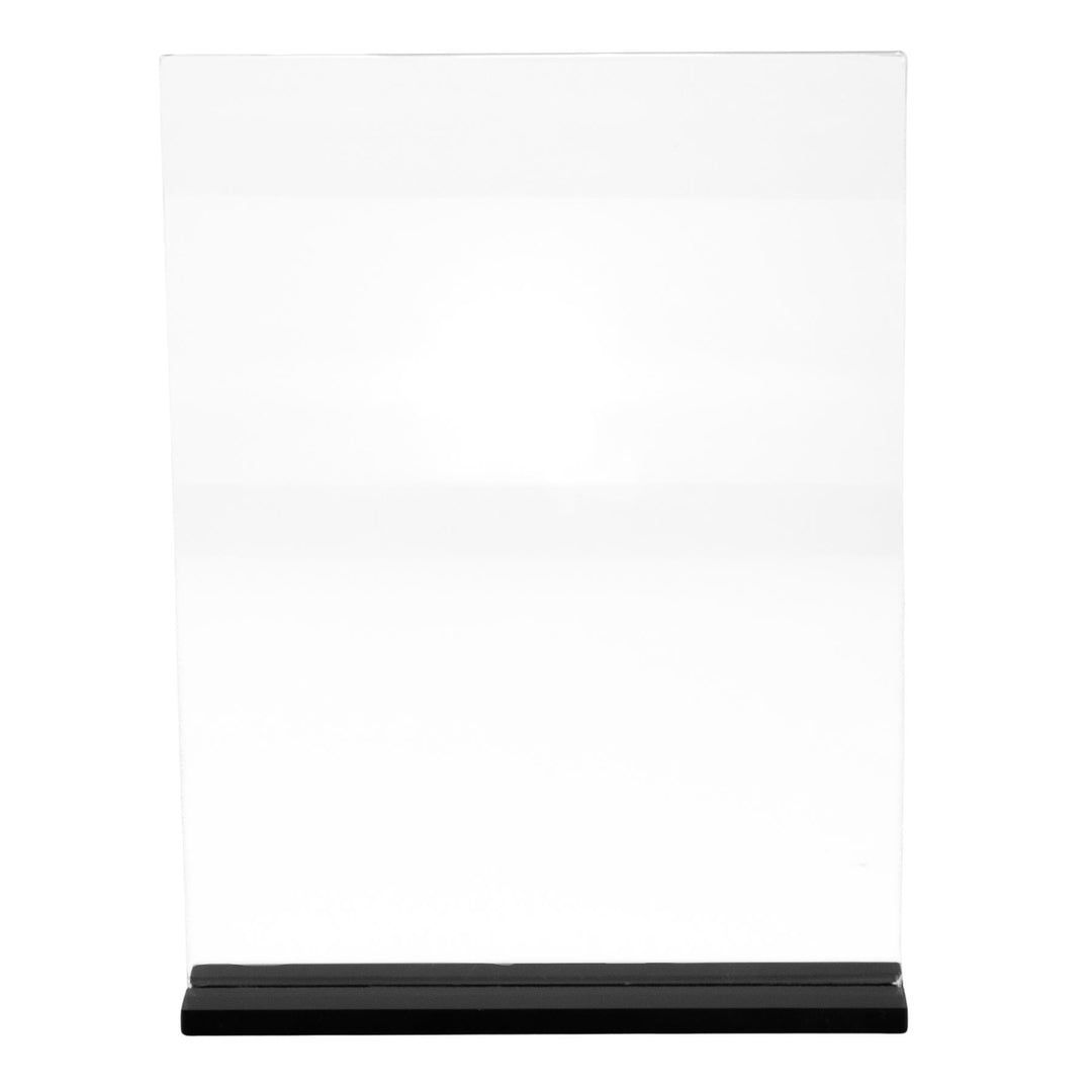 Acrylic Sign Holder Vertical Lg front facing on a white background - Up N Smoke