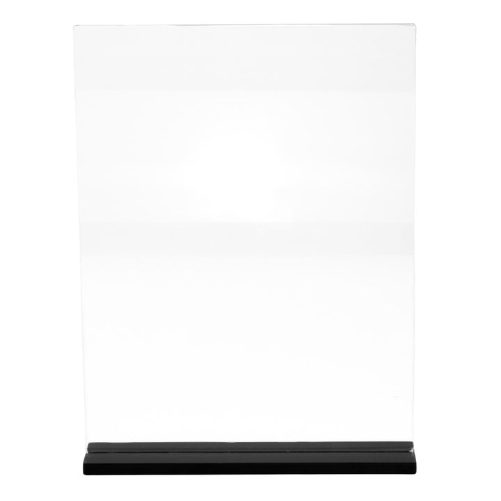 Acrylic Sign Holder Vertical Lg front facing on a white background - Up N Smoke