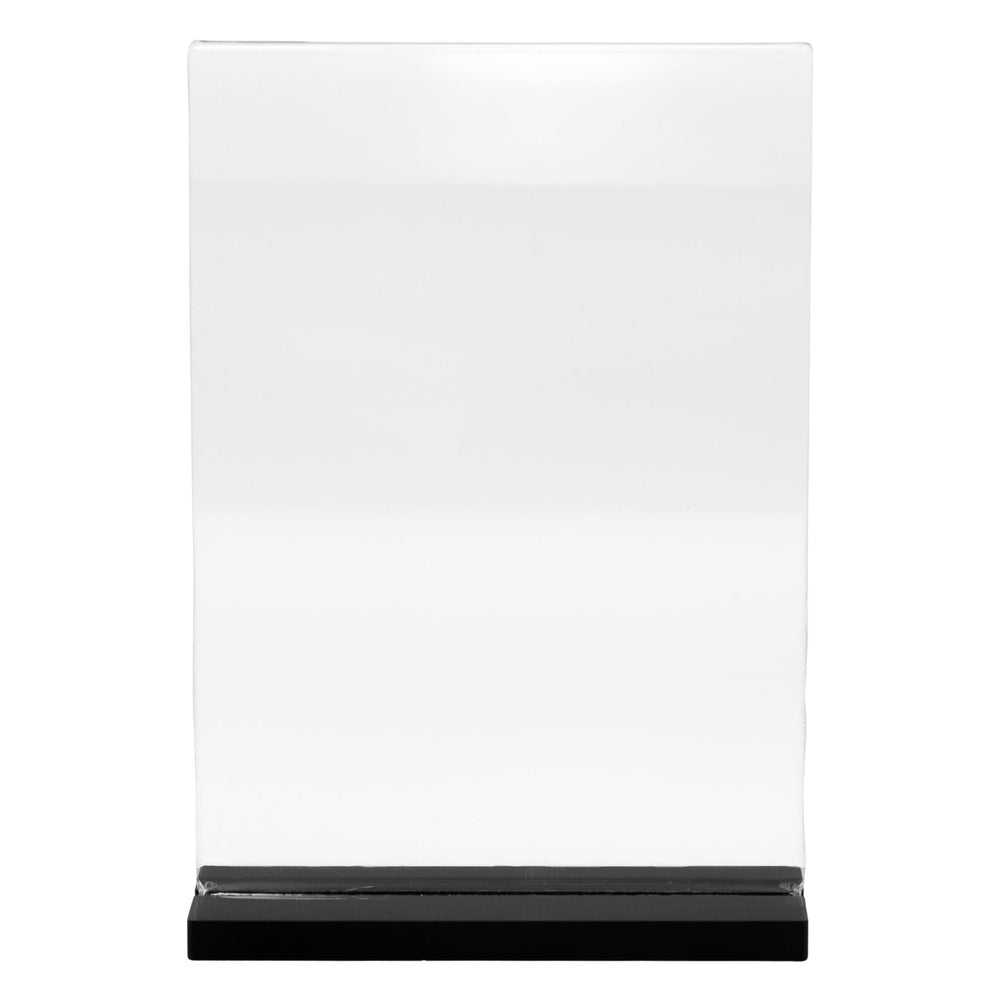 Acrylic Sign Holder Vertical sm front facing on a white background - Up N Smoke