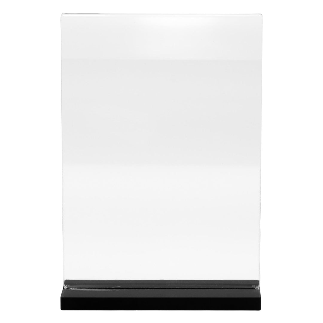 Acrylic Sign Holder Vertical sm front facing on a white background - Up N Smoke
