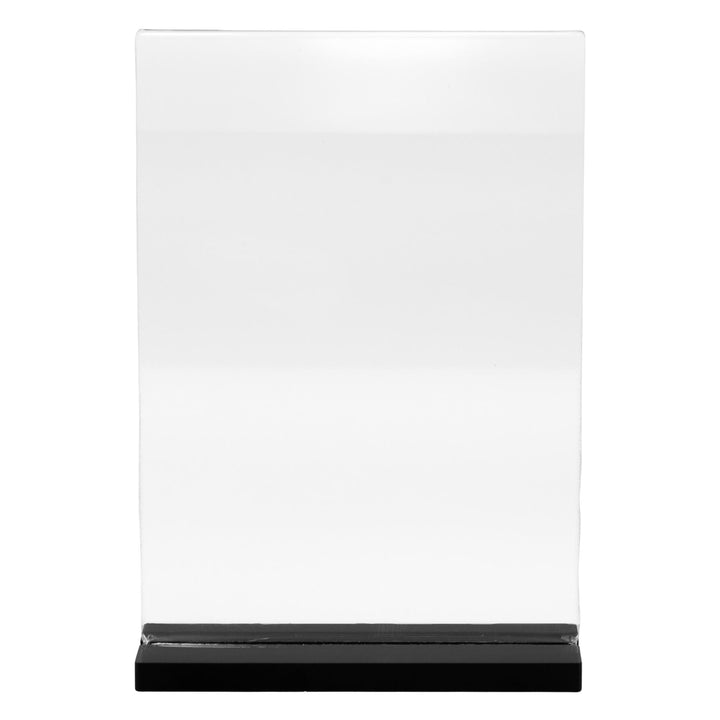 Acrylic Sign Holder Vertical sm front facing on a white background - Up N Smoke