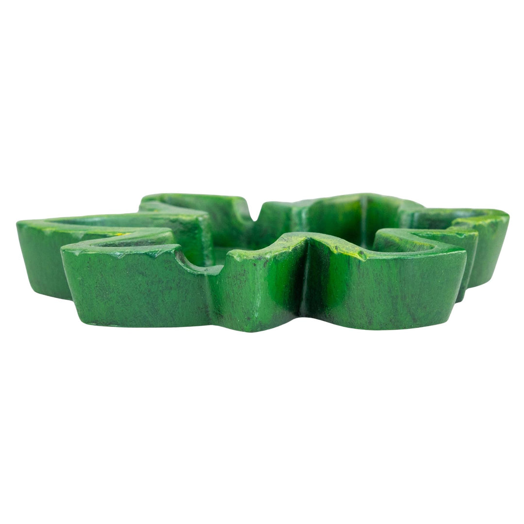 Leaf Ashtray side angle photo on a white background - Up N Smoke 