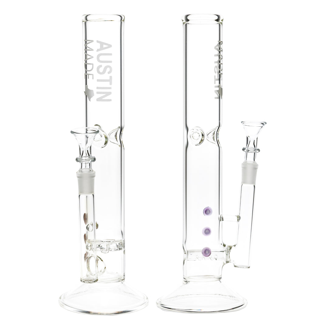 Austin Made 13” Straight Tube group photo on a white background - Up N Smoke