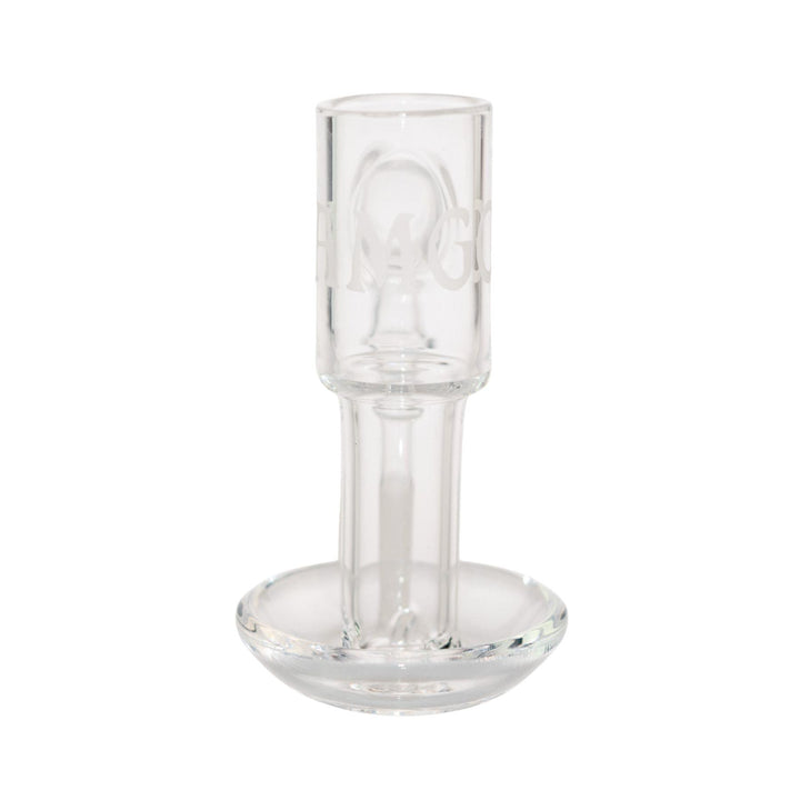 "Front of an Austin Made Glass Company 14mm Slurper on a white background," - Up N Smoke.