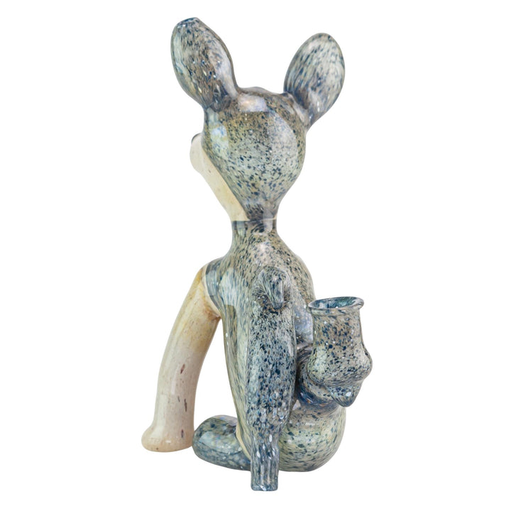 Berning Stuffed Wolf Rig on a white background back tail off - Up N Smoke