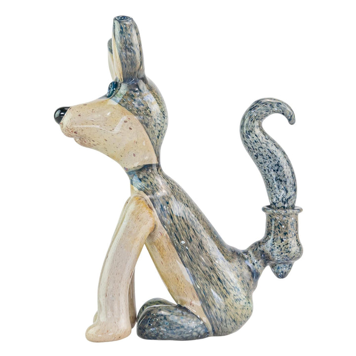 Berning Stuffed Wolf Rig on a white background left side - Up N Smoke