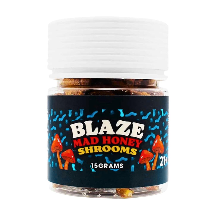 Jar of Blaze Mad Honey Shrooms - Up N Smoke