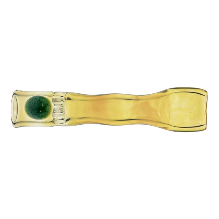 Blazing Honeycomb Chillum on a white background Fume with Blue - Up N Smoke