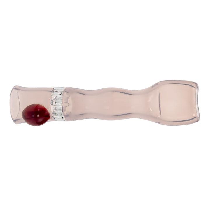 Blazing Honeycomb Chillum on a white background Pink with Purple - Up N Smoke