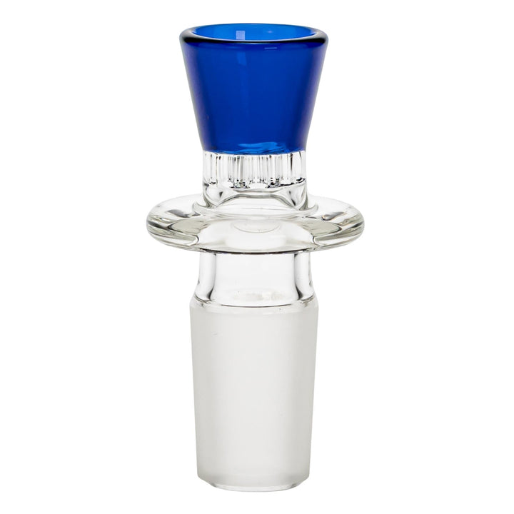 Blazing Honeycomb Bowl blue, white background  - Up N Smoke