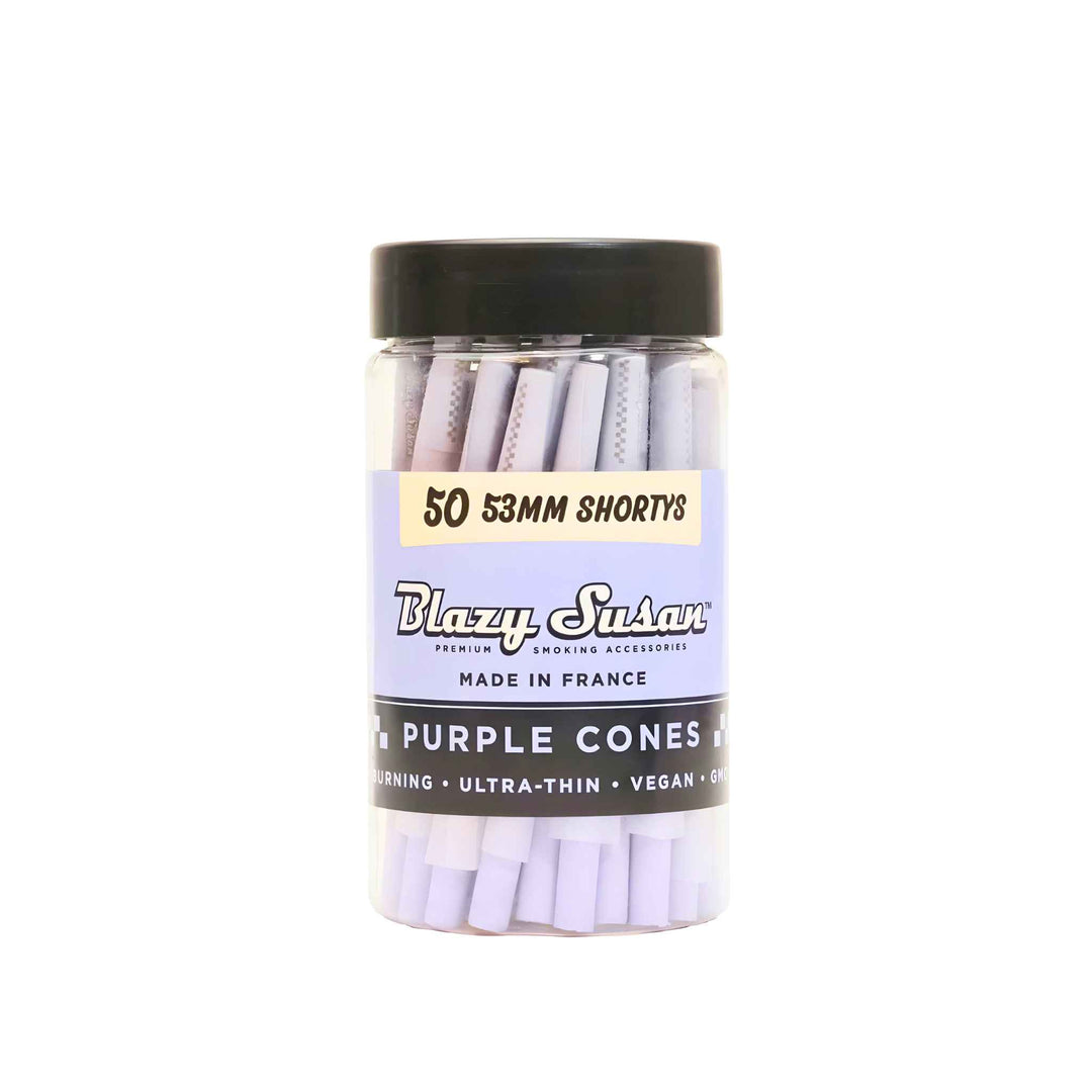 Blazy Susan 53mm Shortys Purple Pre-Rolled Cones - Up N Smoke