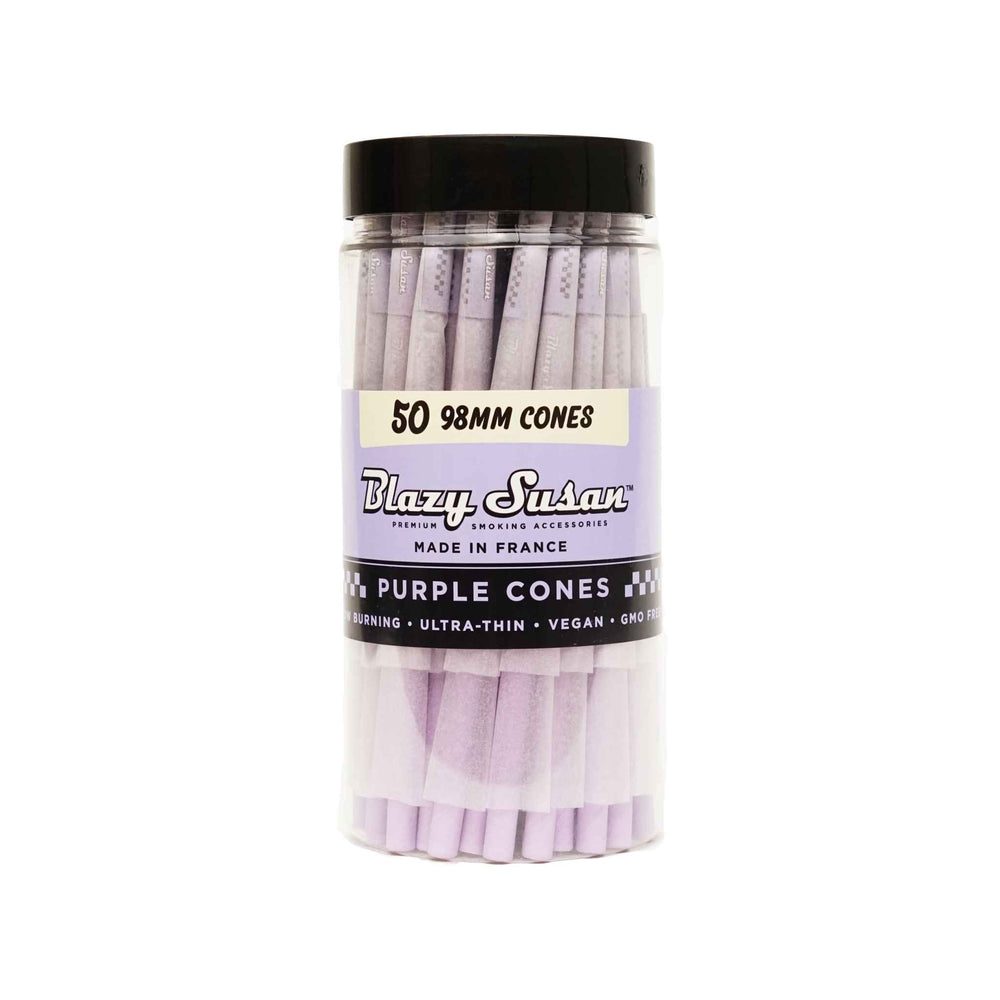 Blazy Susan 98mm Pre-rolled Purple Cones - Up N Smoke