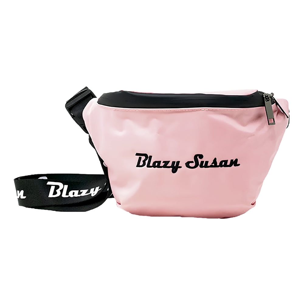Blazy Susan Fanny Pack pink color displayed on a white background - Up N Smoke