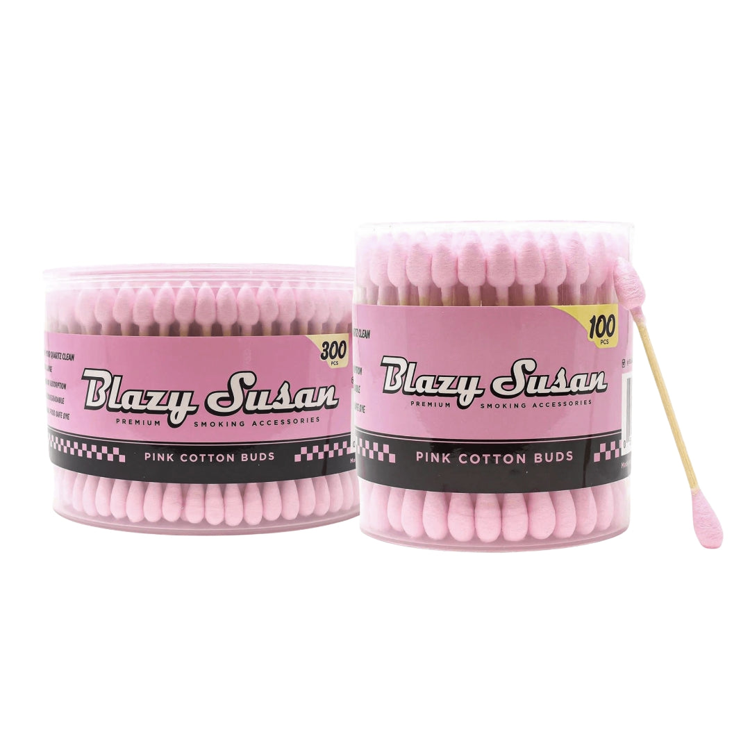 Blazy Susan Pink Cotton Buds group photo displayed on a white background - Up N Smoke