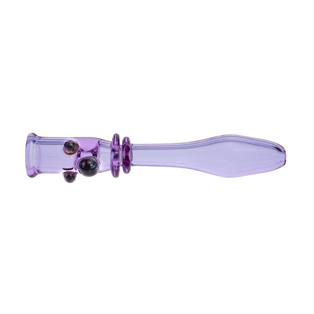 Photo of a WashBoard Glass purple chillum. - Up N Smoke.
