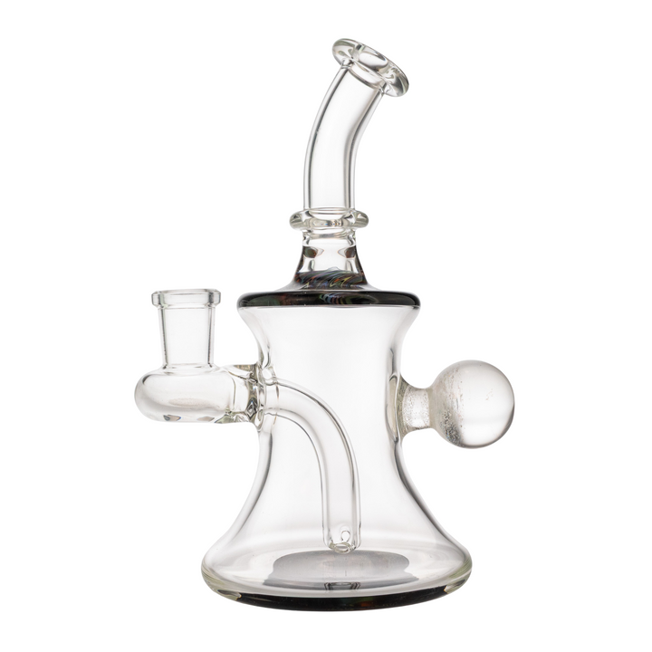 "Left side of a Boss Haas Wig Wag Rig on a white background," - Up N Smoke.