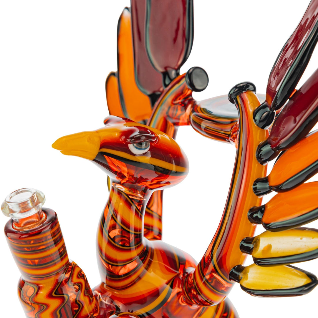 Brain and Chaiah Phoenix Rig Collab on a white background head close up angle - Up N Smoke