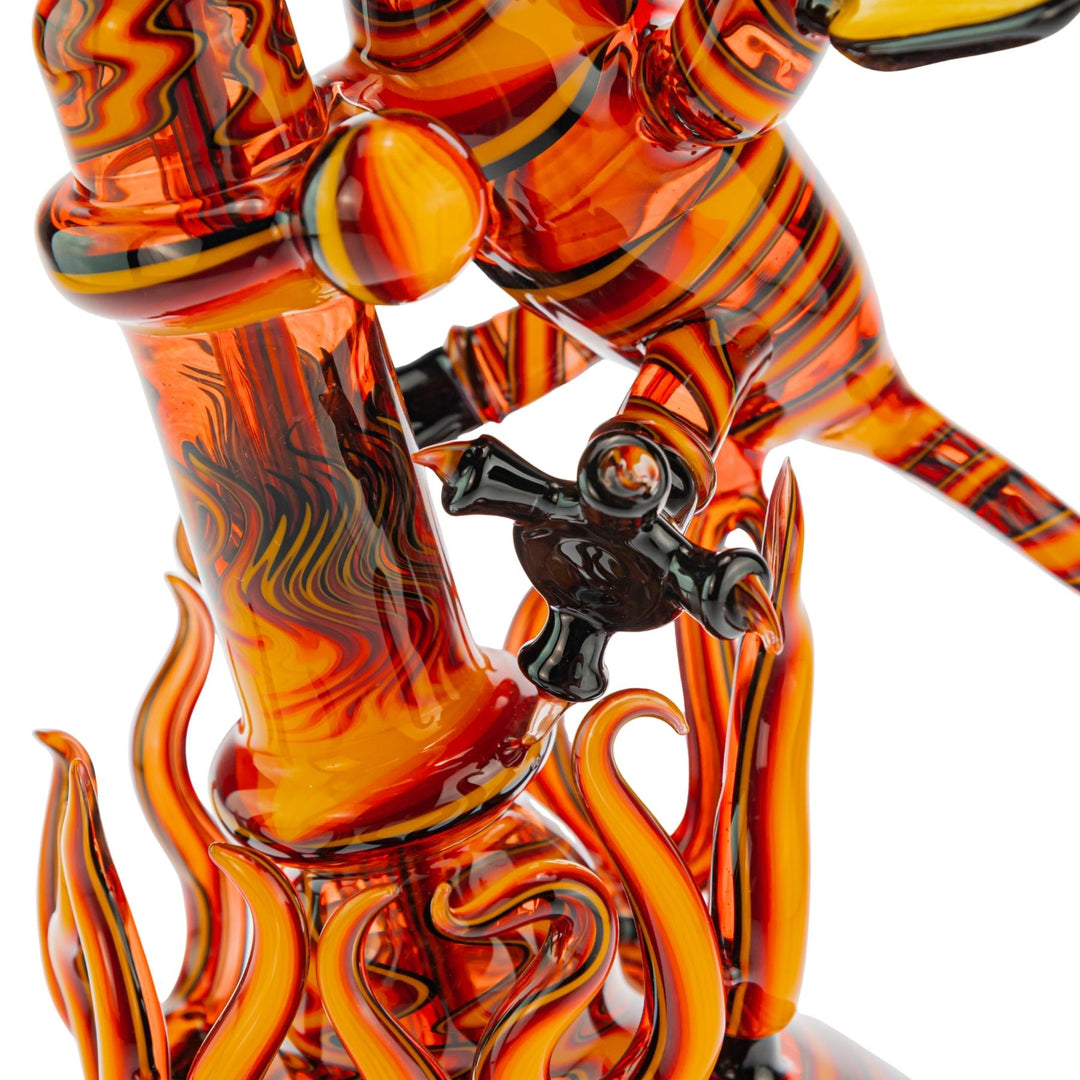 Brain and Chaiah Phoenix Rig Collab on a white background claws close up angle - Up N Smoke