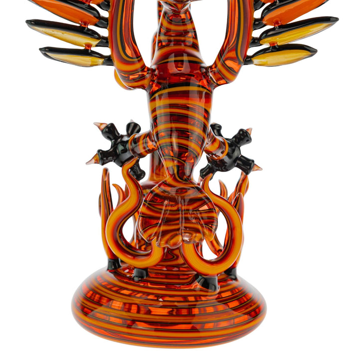Brain and Chaiah Phoenix Rig Collab on a white background back close up angle - Up N Smoke