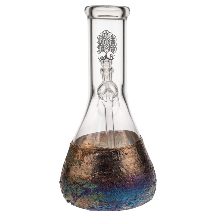 "Backside of a Bubsy Bismuth Water Pipe on a white background," - Up N Smoke.