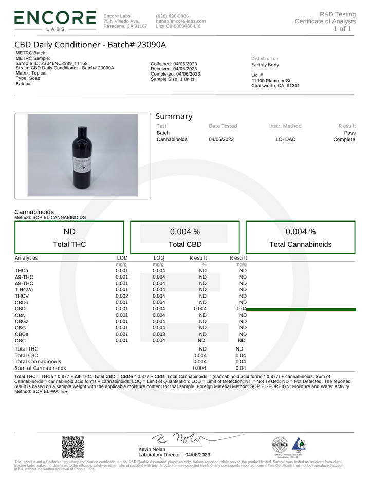 CBD Daily Shampoo & Conditioner
