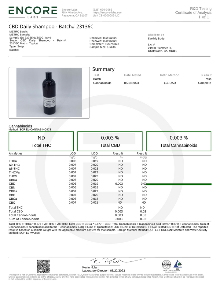 CBD Daily Shampoo & Conditioner