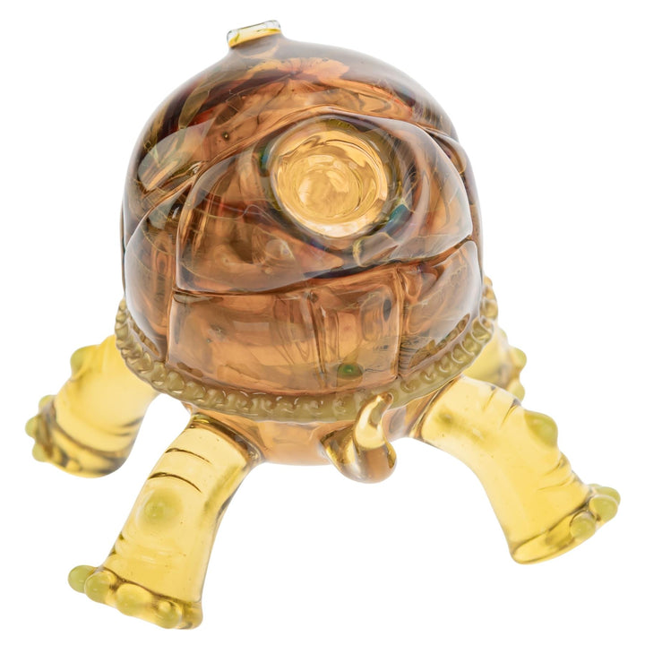 CFL Turtle Rig on a white background top down bowl angle - Up N Smoke 