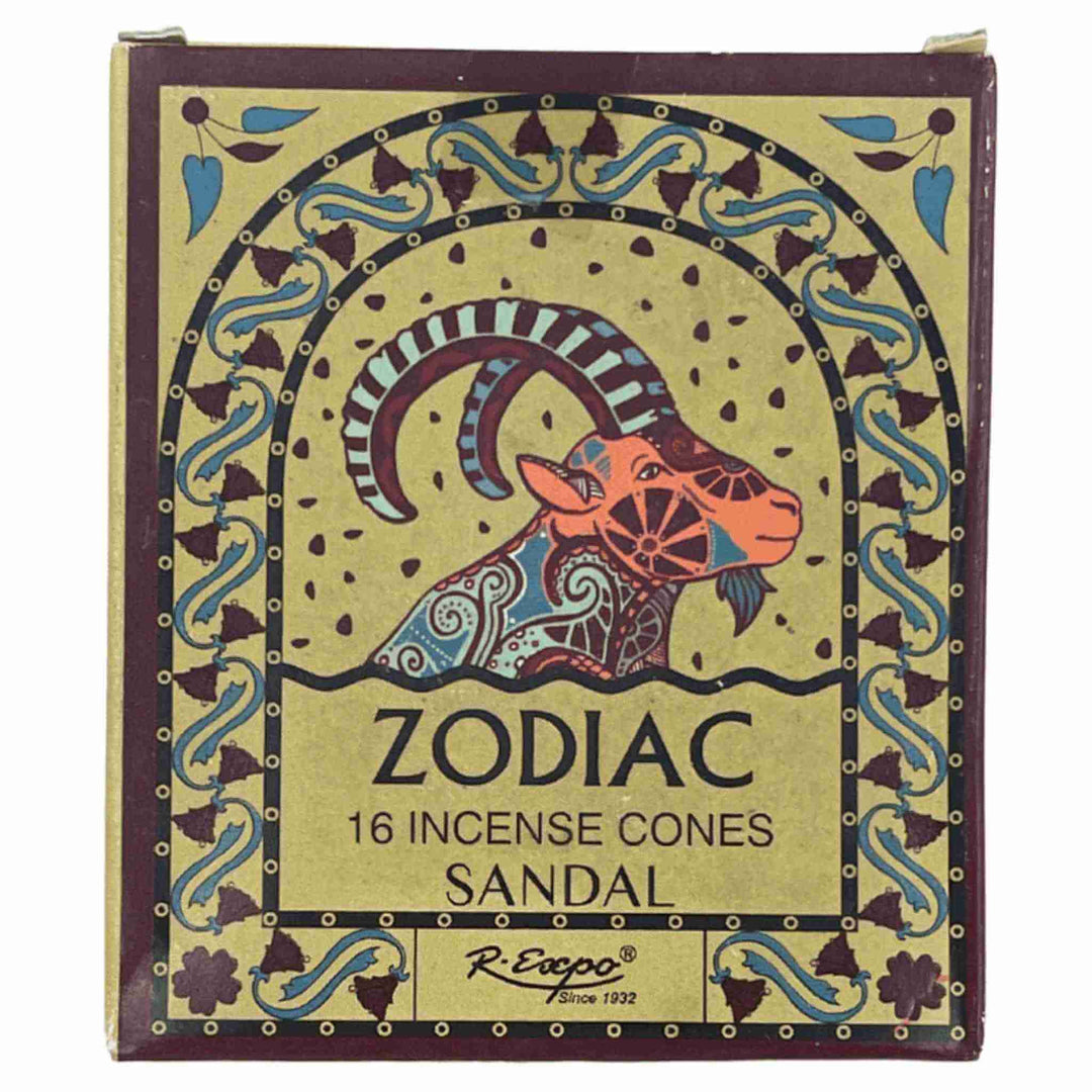 Capricorn Sandal Zodiac Incense Cones - Up N Smoke
