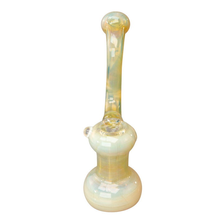 "Front of a Chris Drags Fumed Bubbler on a white background," - Up N Smoke.