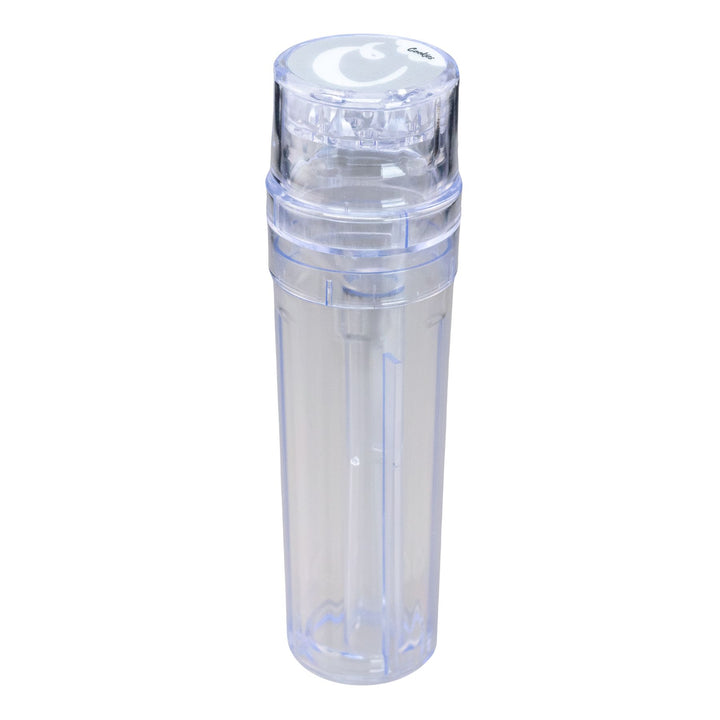 "Clear Cookies Flower Tower that triples as a grinding, packing, and storage device," - Up N Smoke.