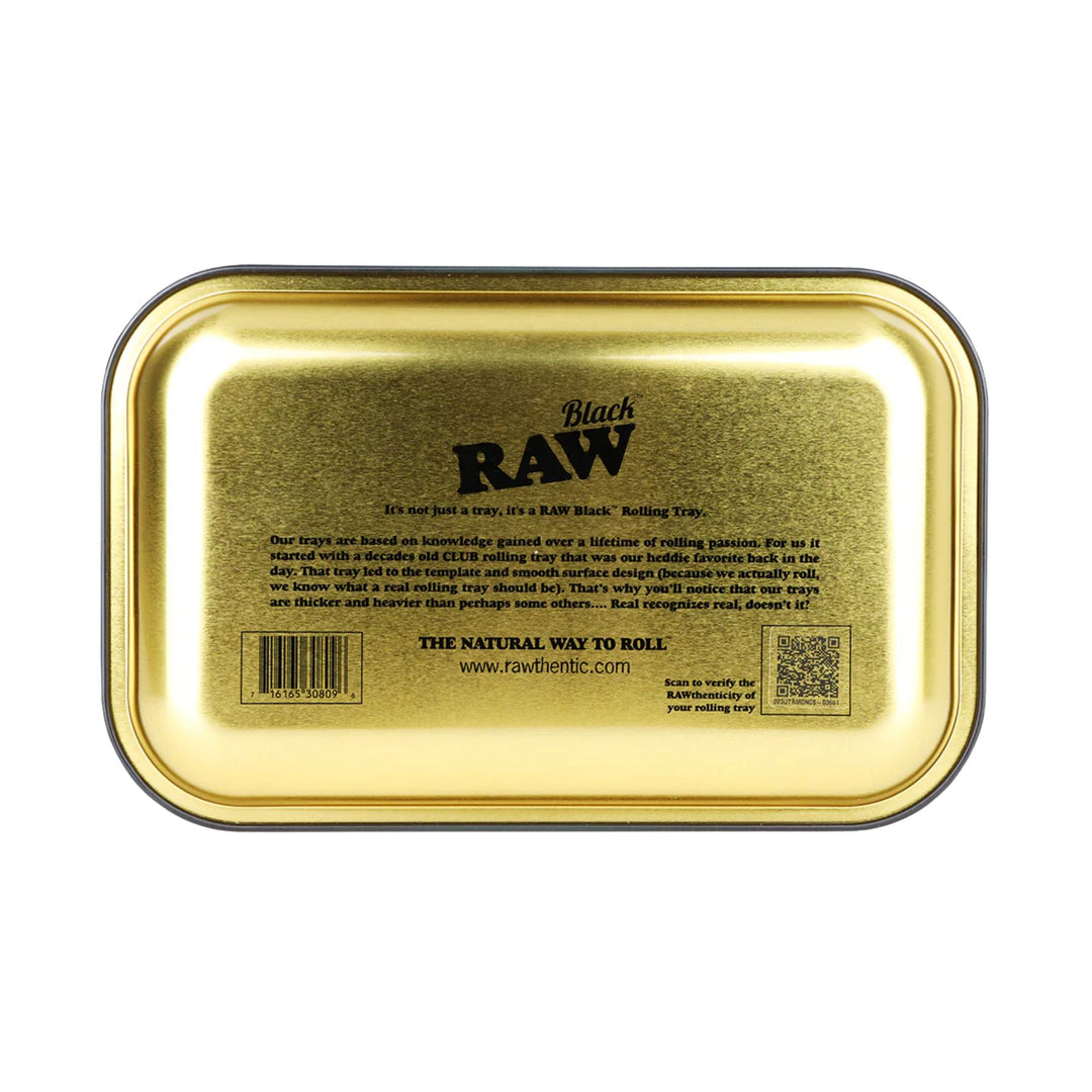 "Back of a RAW Cone Monster Rolling Tray on a white background," - Up N Smoke.