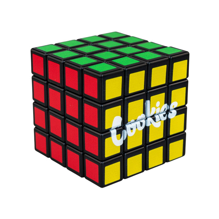 "Cookies Rubik's Cube Grinder on a white background," - Up N Smoke.
