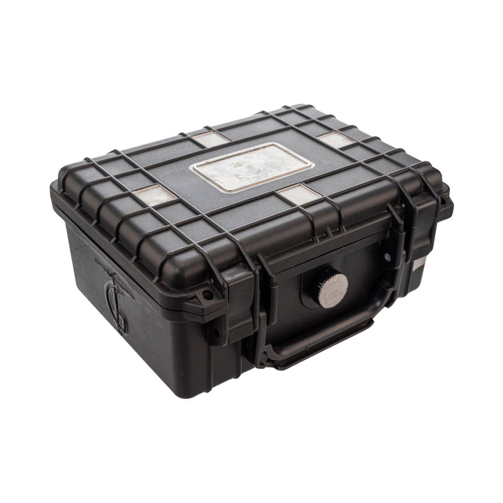 "Storage box for a Copper Plated Opal Rig on a white background," - Up N Smoke.