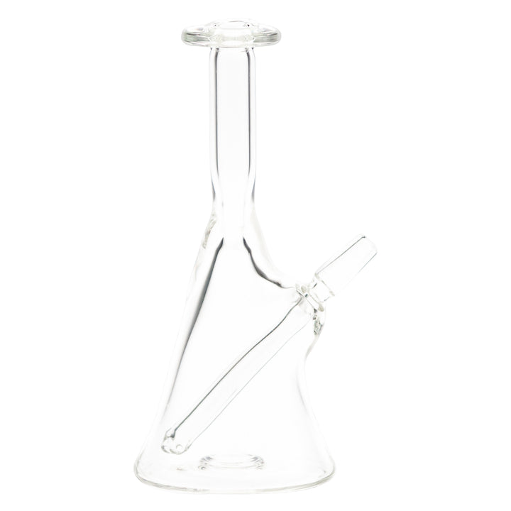 Dope Glass Clear Rig right angle on a white background - Up N Smoke