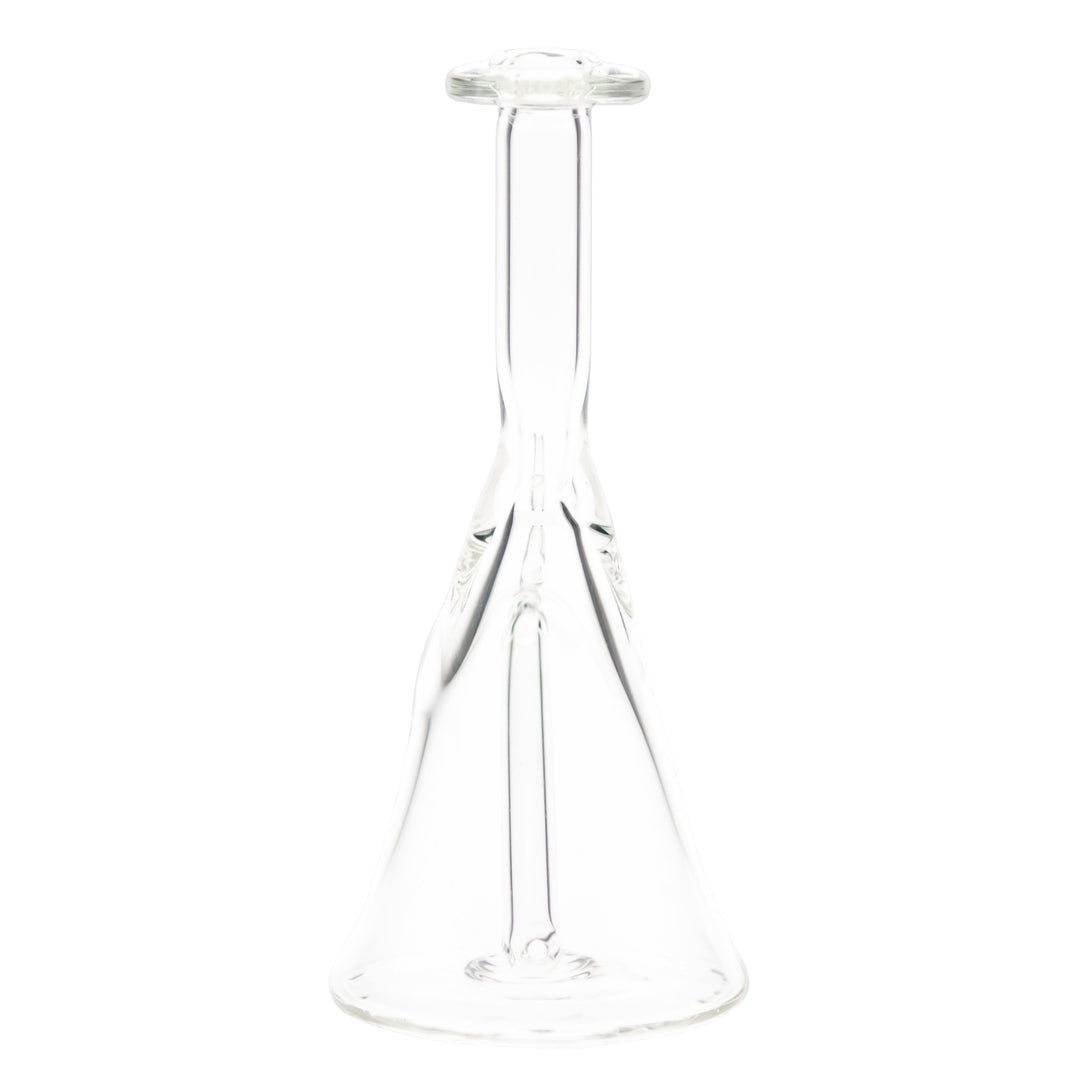 Dope Glass Clear Rig back angle on a white background - Up N Smoke
