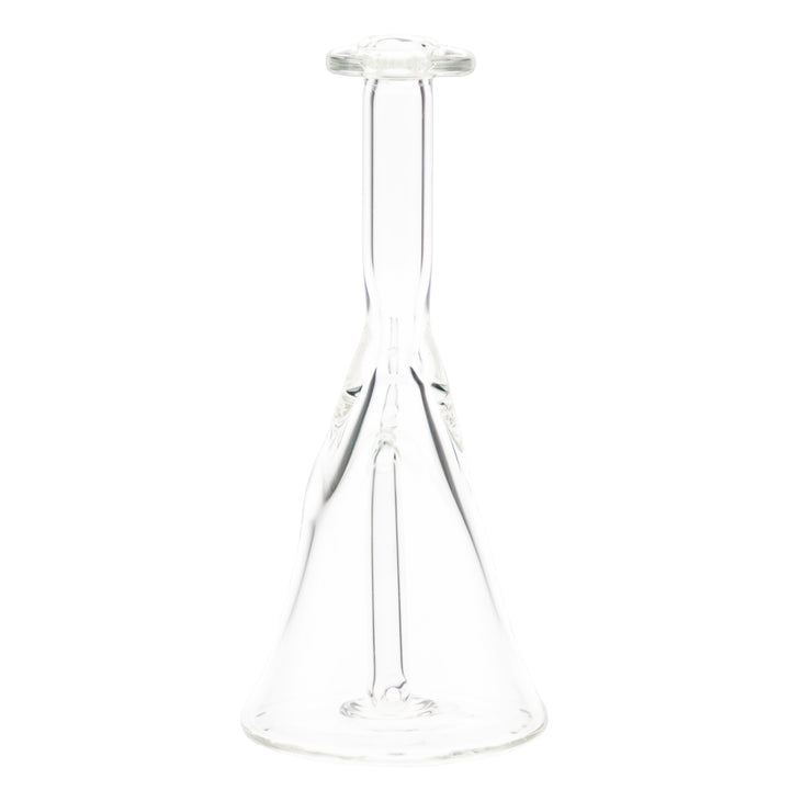 Dope Glass Clear Rig back angle on a white background - Up N Smoke