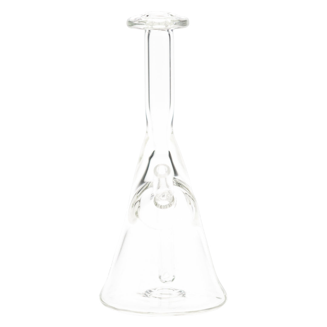 Dope Glass Clear Rig front angle on a white background - Up N Smoke