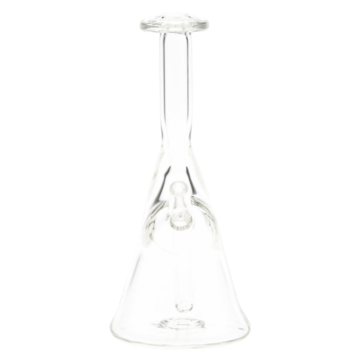 Dope Glass Clear Rig front angle on a white background - Up N Smoke