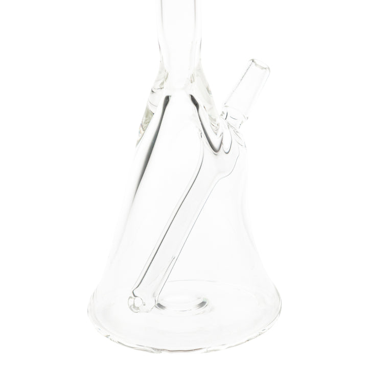 Dope Glass Clear Rig angle on a white background - Up N Smoke